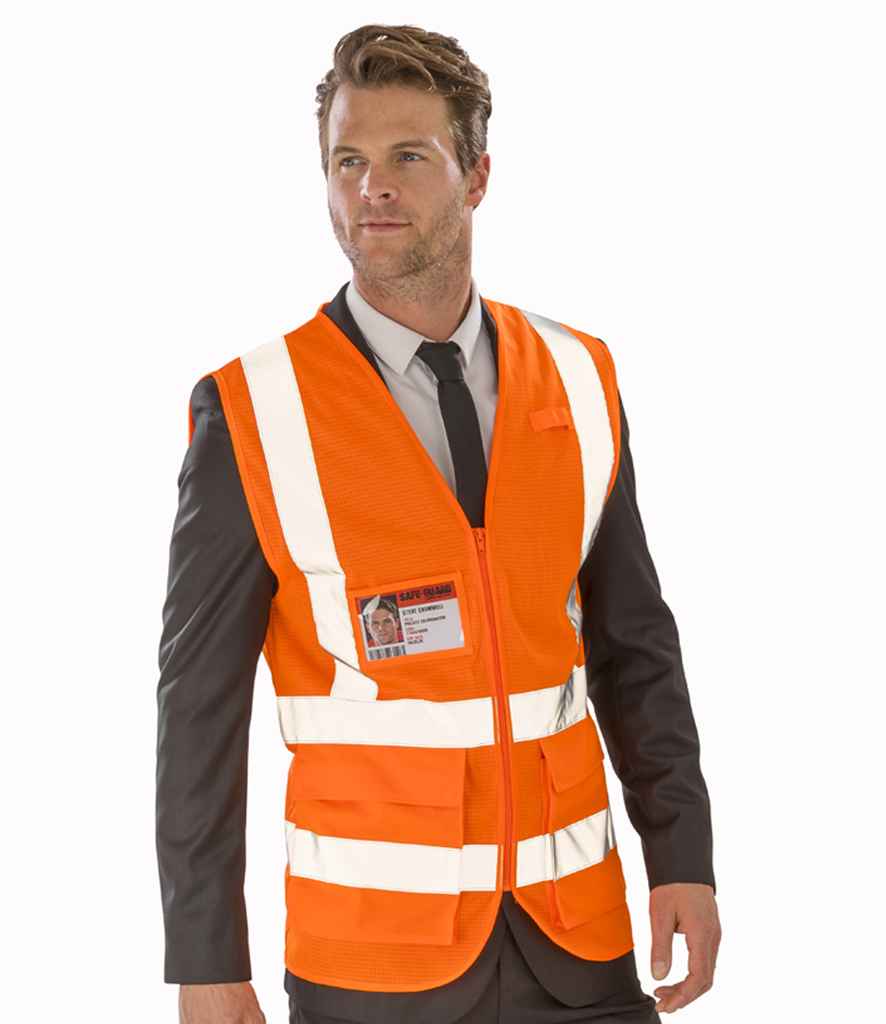 Result Safe-Guard Executive Cool Mesh Safety Vest - PenCarrie